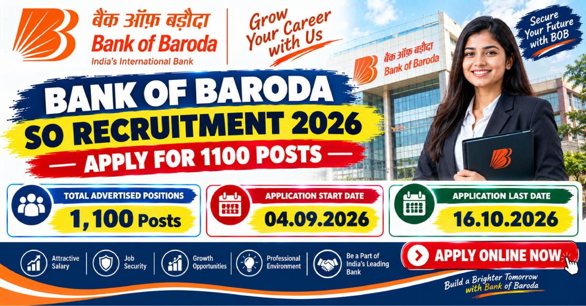 bank of baroda specialist officer recruitment 2026 apply online